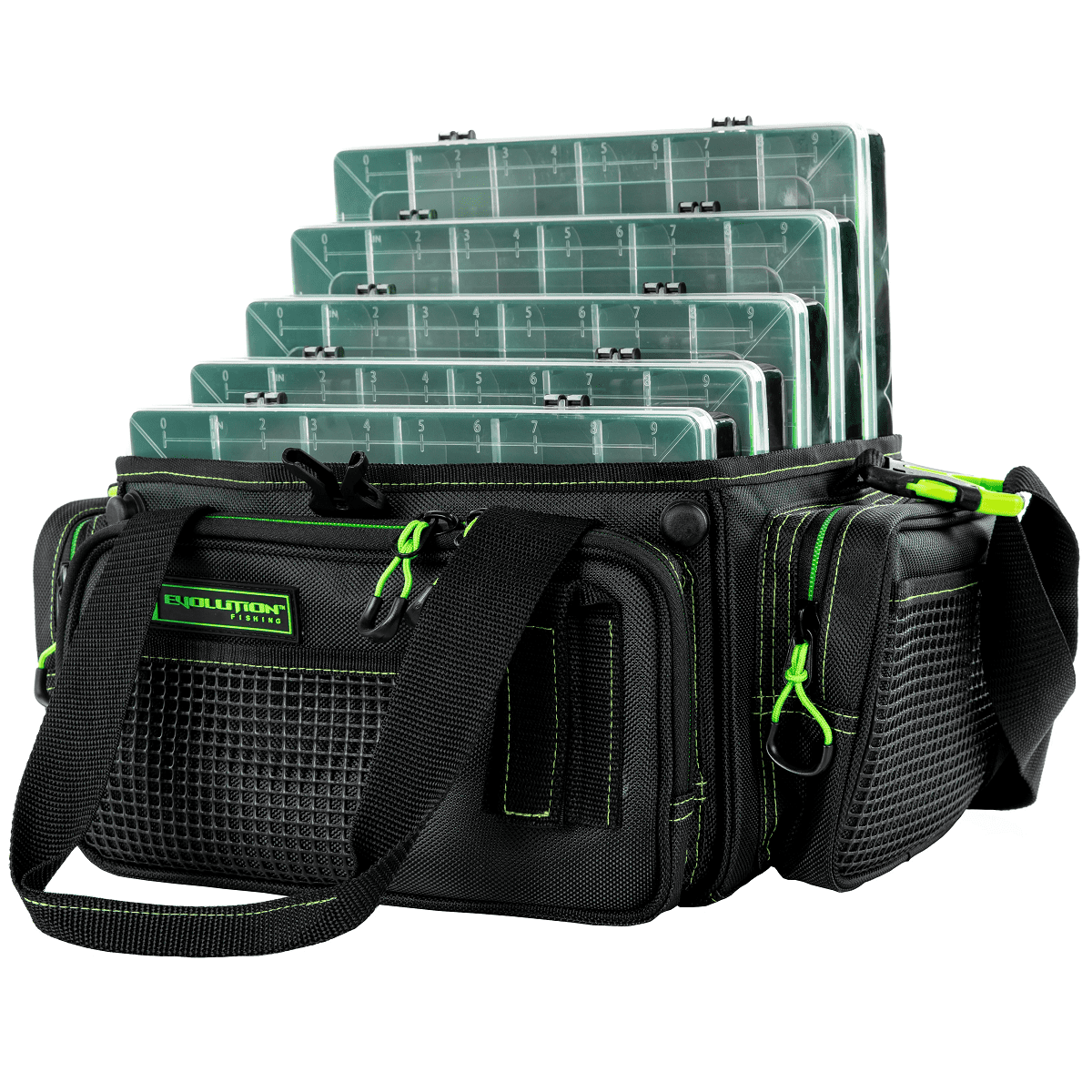 Evolution Outdoor Horizontal 3600 Drift Series Tackle Bags - Green